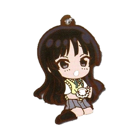 K-ON! Defolava Rubber Keychain - Mio (Tea)