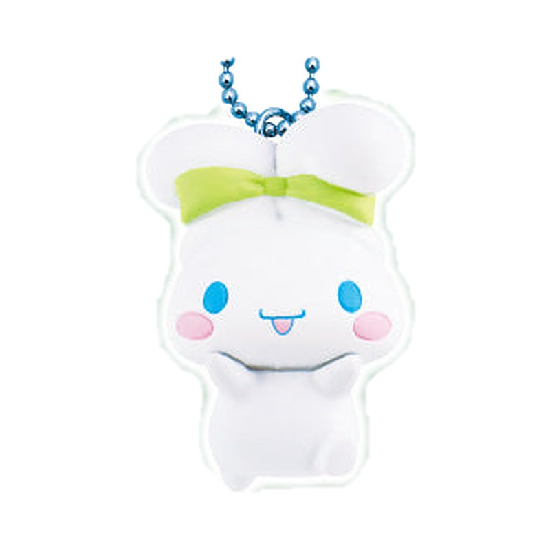 Sanrio Cinnamoroll Hanging Out With Your Ears 3D Keychain - Green Ribbon