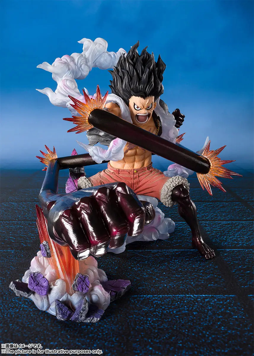ONE PIECE - MONKEY D. LUFFY GEAR 4 "SNAKE MAN KING COBRA" EXTRA BATTLE FIGUARTZERO SCALE FIGURE