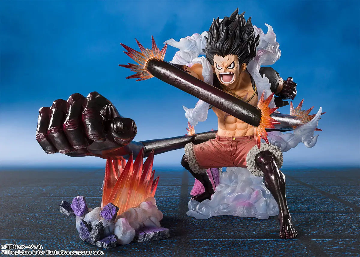 ONE PIECE - MONKEY D. LUFFY GEAR 4 "SNAKE MAN KING COBRA" EXTRA BATTLE FIGUARTZERO SCALE FIGURE