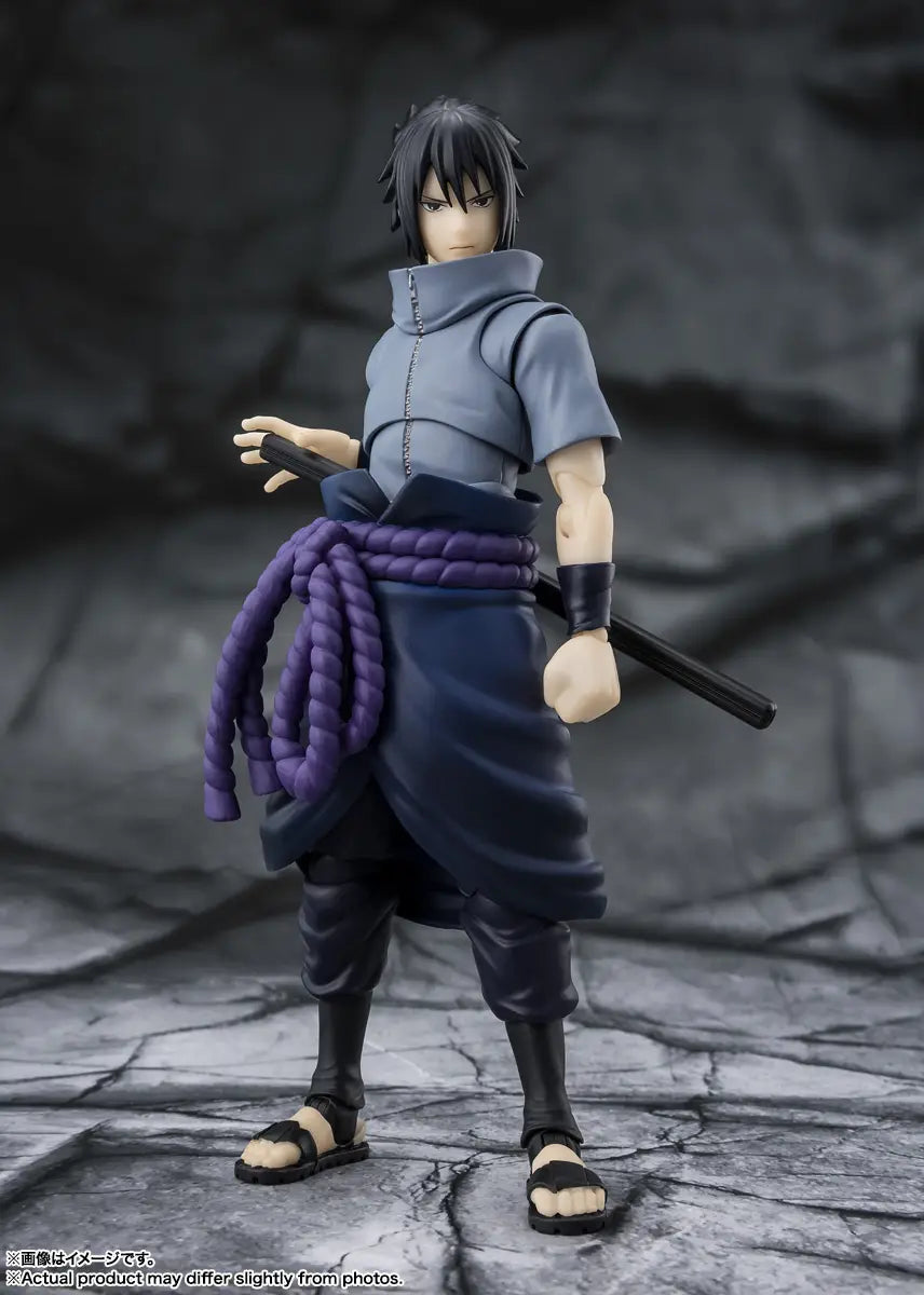 NARUTO - SASUKE UCHIHA "SOLIDARY SHINOBI" S.H.FIGUARTS ACTION FIGURE