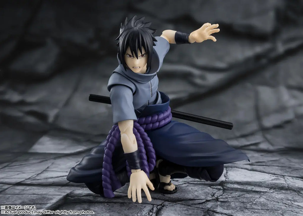 NARUTO - SASUKE UCHIHA "SOLIDARY SHINOBI" S.H.FIGUARTS ACTION FIGURE