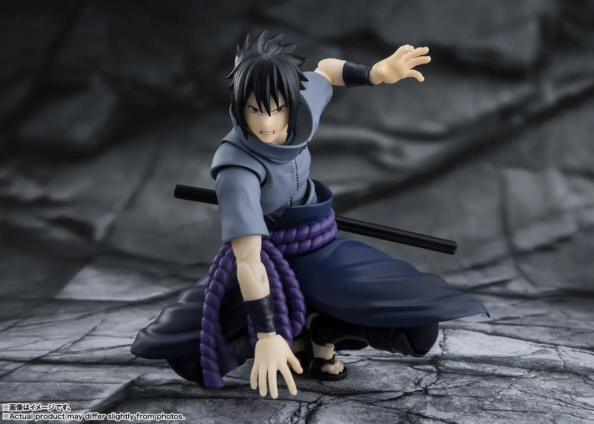 NARUTO - SASUKE UCHIHA "SOLIDARY SHINOBI" S.H.FIGUARTS ACTION FIGURE
