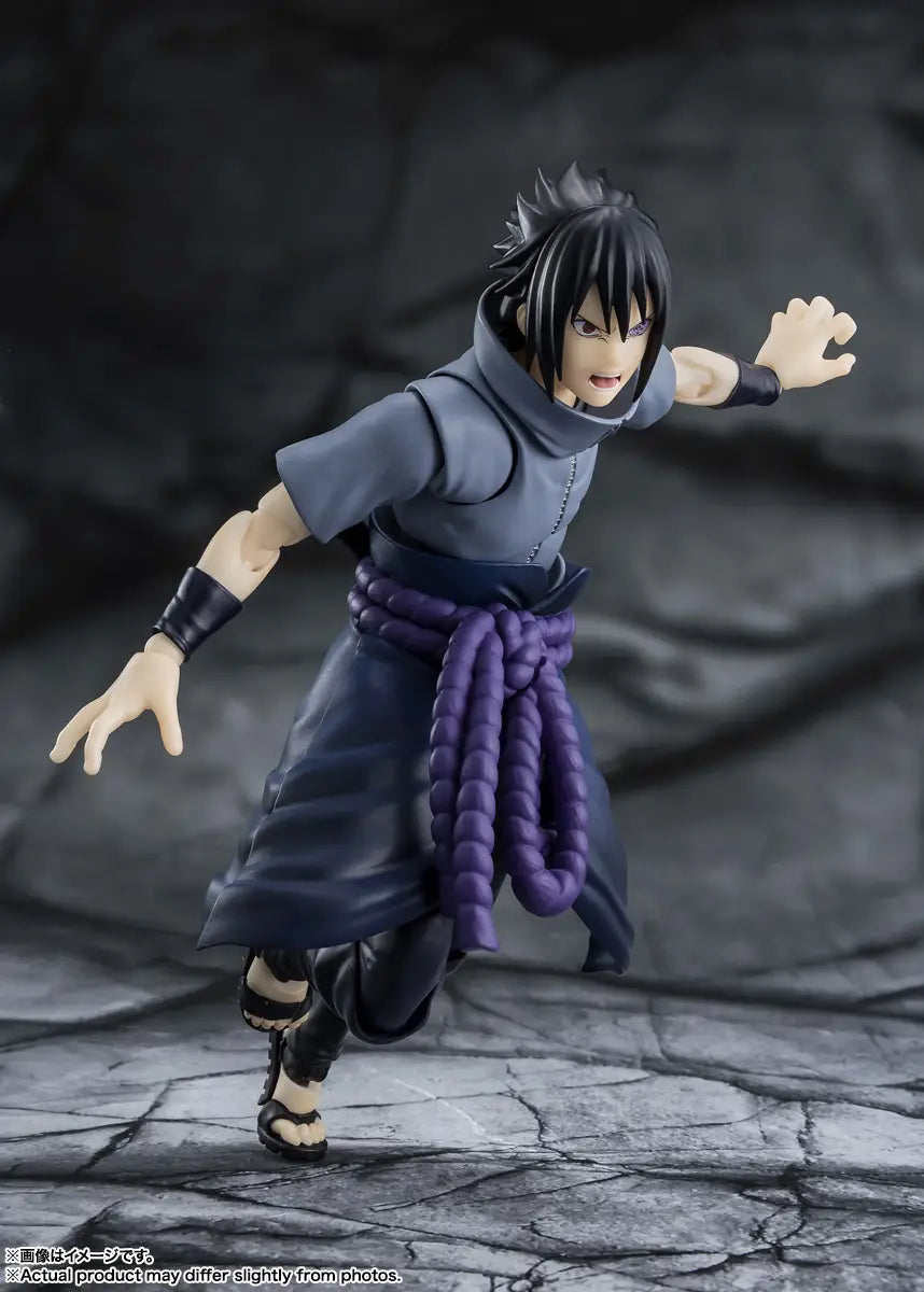 NARUTO - SASUKE UCHIHA "SOLIDARY SHINOBI" S.H.FIGUARTS ACTION FIGURE