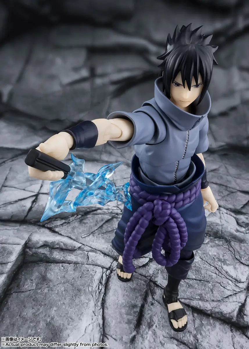 NARUTO - SASUKE UCHIHA "SOLIDARY SHINOBI" S.H.FIGUARTS ACTION FIGURE