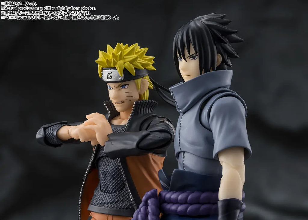 NARUTO - SASUKE UCHIHA "SOLIDARY SHINOBI" S.H.FIGUARTS ACTION FIGURE