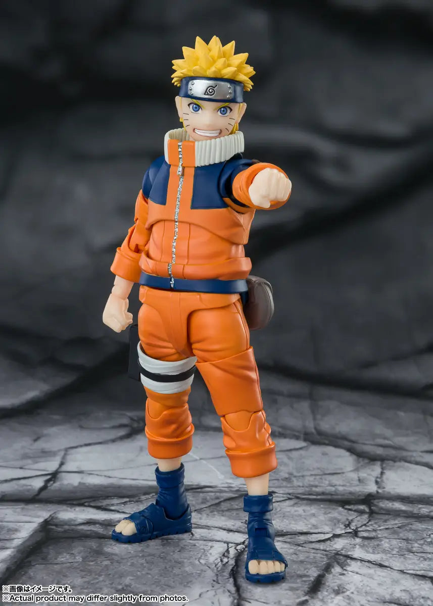 NARUTO - NARUTO UZUMAKI "THE NO. 1 MOST UNPREDICTABLE NINJA" S.H. FIGUARTS ACTION FIGURE