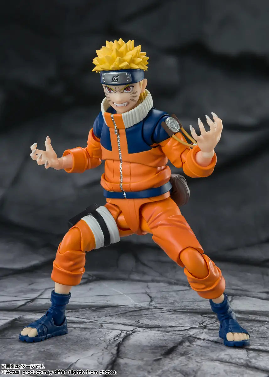 NARUTO - NARUTO UZUMAKI "THE NO. 1 MOST UNPREDICTABLE NINJA" S.H. FIGUARTS ACTION FIGURE