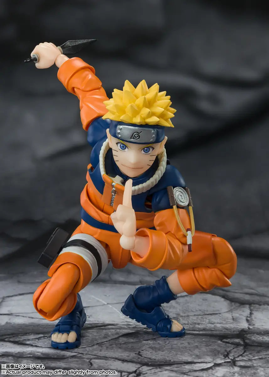 NARUTO - NARUTO UZUMAKI "THE NO. 1 MOST UNPREDICTABLE NINJA" S.H. FIGUARTS ACTION FIGURE