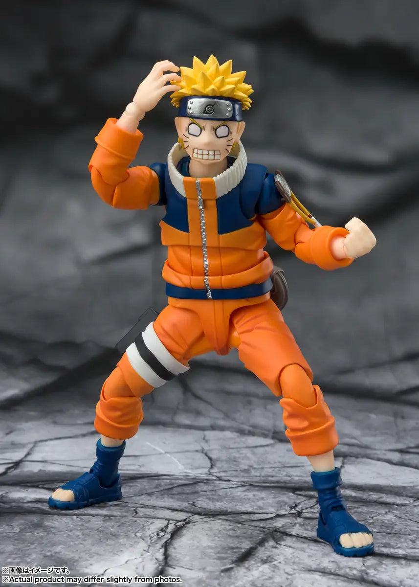 NARUTO - NARUTO UZUMAKI "THE NO. 1 MOST UNPREDICTABLE NINJA" S.H. FIGUARTS ACTION FIGURE