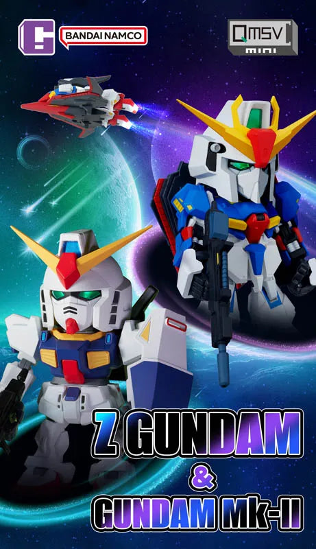 GUNDAM - MINI ZETA GUNDAM TRANSFORMATION QMSV MINI FIGURE BLIND BOX TRADING