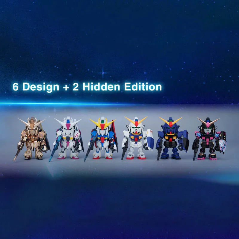 GUNDAM - MINI ZETA GUNDAM TRANSFORMATION QMSV MINI FIGURE BLIND BOX TRADING