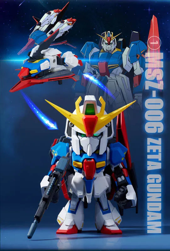 GUNDAM - MINI ZETA GUNDAM TRANSFORMATION QMSV MINI FIGURE BLIND BOX TRADING