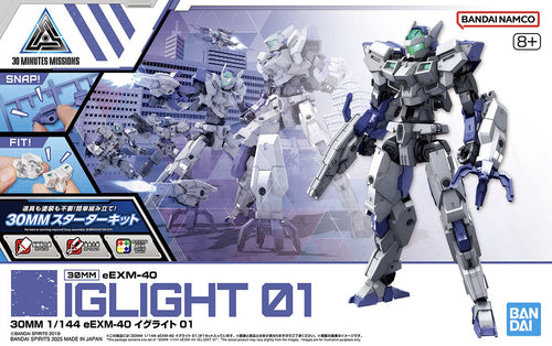 30 MINUTE MISSIONS - #71 EEXM-40 IGLIGHT 01 30MM 1/144 MODEL KIT