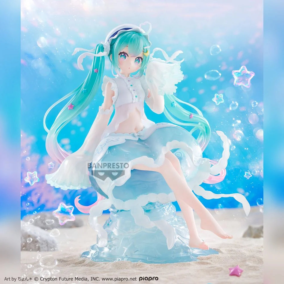 HATSUNE MIKU - JELLYFISH CLEARLUX BANPRESTO EVOLVE FIGURE