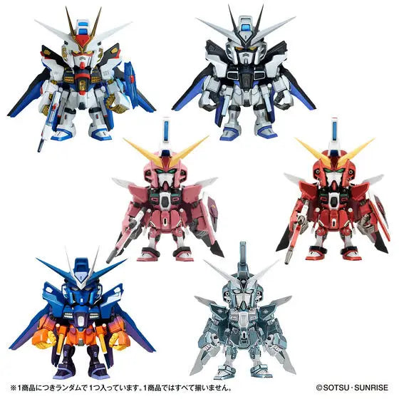 GUNDAM - QMSV MINI STRIKE FREEDOM & INFINITE JUSTICE GUNDAM BLIND BOX TRADING FIGURE