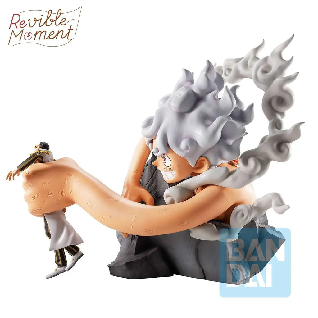 ONE PIECE - MONKEY D. LUFFY GEAR 5 VS BORSALINO (BURST OF ENERGY) REVIBLE MOMENT ICHIBANSHO FIGURE