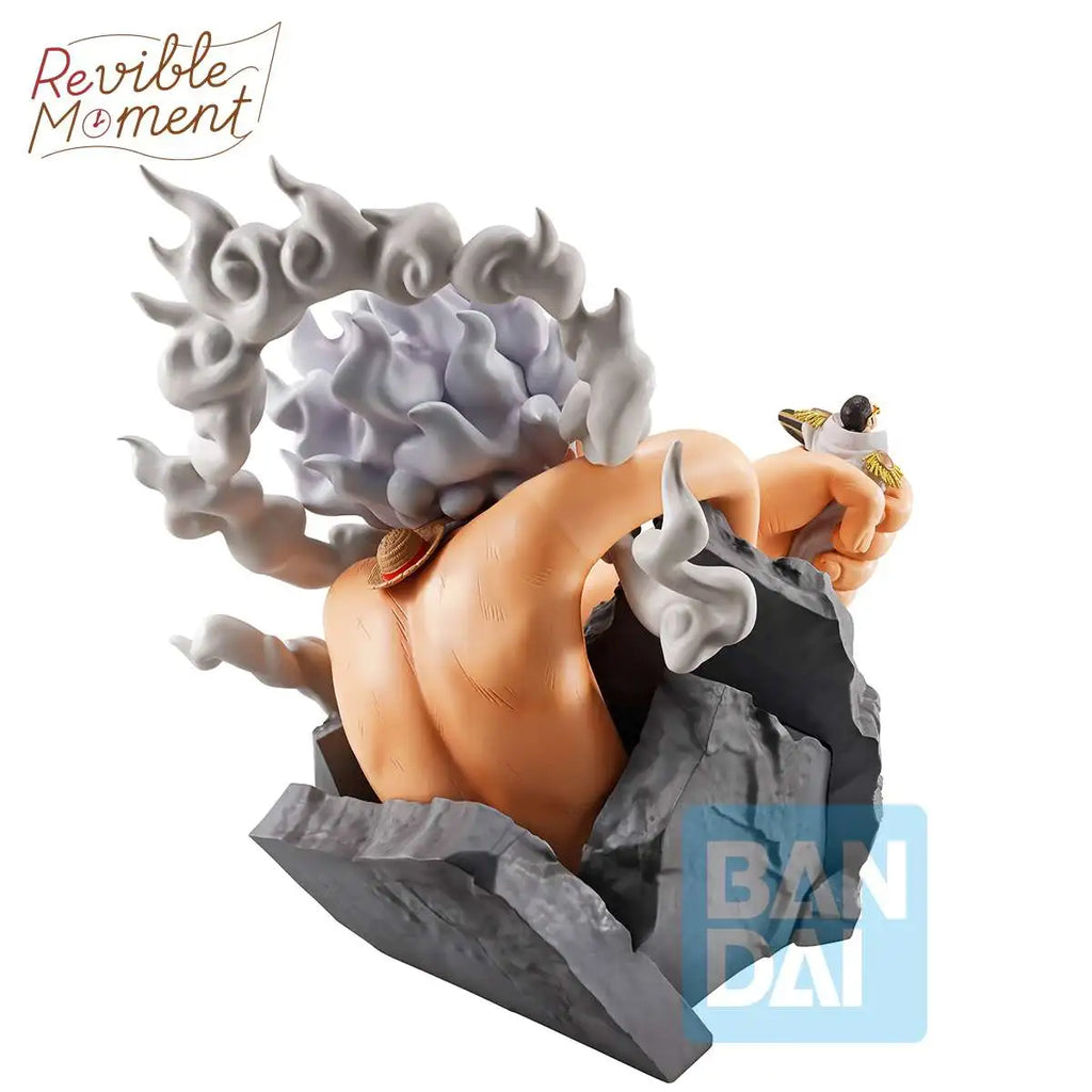 ONE PIECE - MONKEY D. LUFFY GEAR 5 VS BORSALINO (BURST OF ENERGY) REVIBLE MOMENT ICHIBANSHO FIGURE
