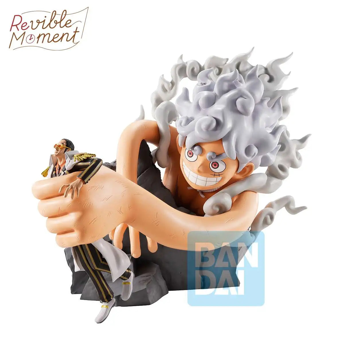 ONE PIECE - MONKEY D. LUFFY GEAR 5 VS BORSALINO (BURST OF ENERGY) REVIBLE MOMENT ICHIBANSHO FIGURE
