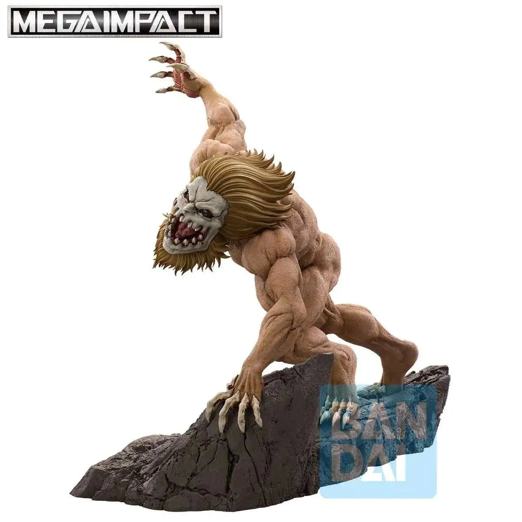 ATTACK ON TITAN - JAW TITAN (BATTLE OF HEAVEN AND EARTH) MEGA IMPACT ICHIBANSHO FIGURE