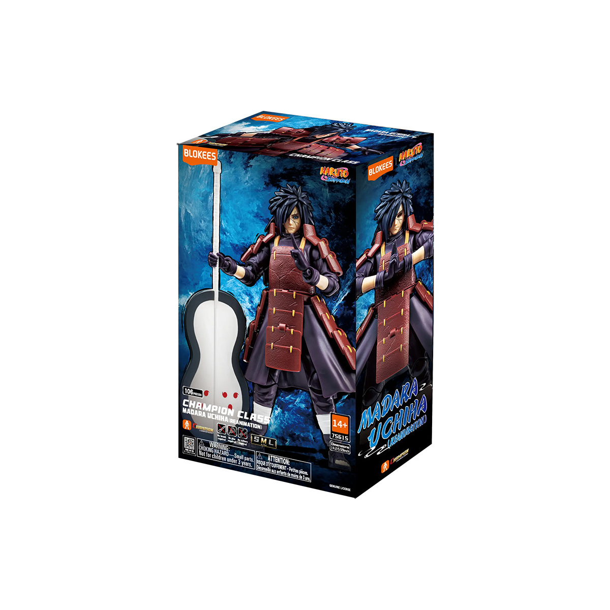NARUTO - MADARA UCHIHA (REANIMATION JUTSU) CHAMPION CLASS CC05 BLOKEES MODEL KIT