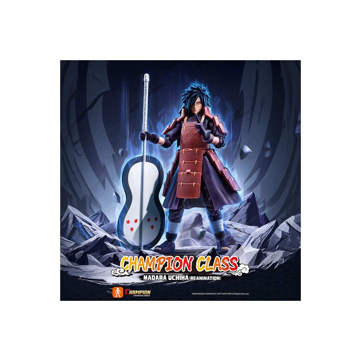 NARUTO - MADARA UCHIHA (REANIMATION JUTSU) CHAMPION CLASS CC05 BLOKEES MODEL KIT