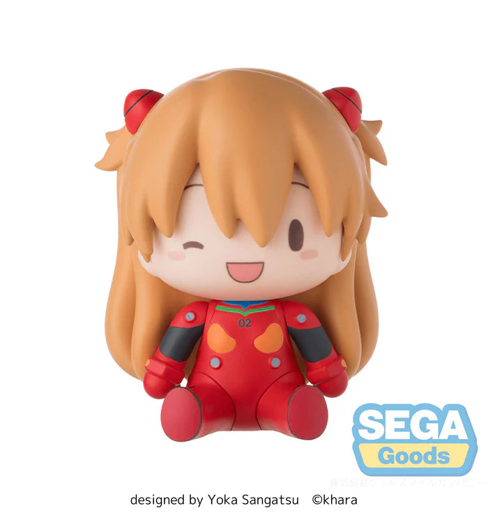 REBUILD OF EVANGELION - ASUKA LANGLEY "PLUGSUIT" FUWA PETIT DEFORMED FIGURE