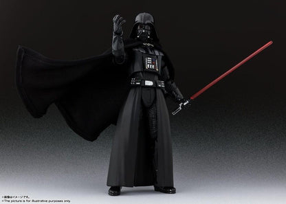 STAR WARS S.H. FIGUARTS DARTH VADER WITH EXCLUSIVE BASE DEATH STAR 2 FIGURE