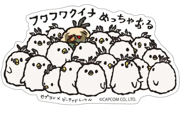 MONSTER HUNTER WORLD STICKER-Fuwafuwa