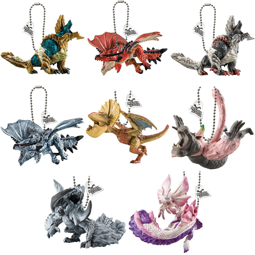 MONSTER HUNTER - MASCOT CHARM COLLECTION 3D KEYCHAIN