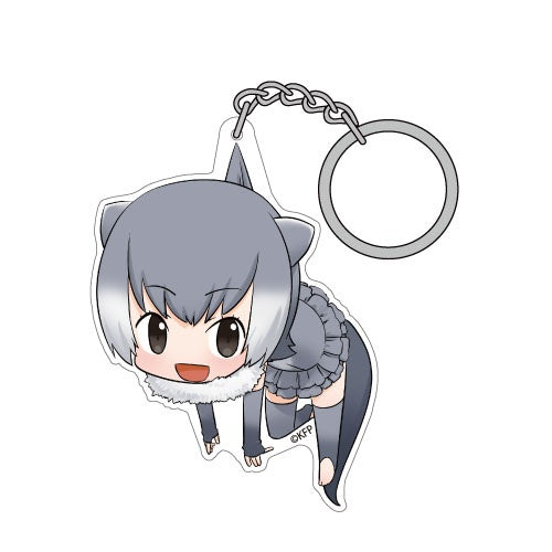 KEMONO FRIENDS TSUMAMARE KOTSUMEKAWAUSO OTTER ACRYLIC KEYCHAIN