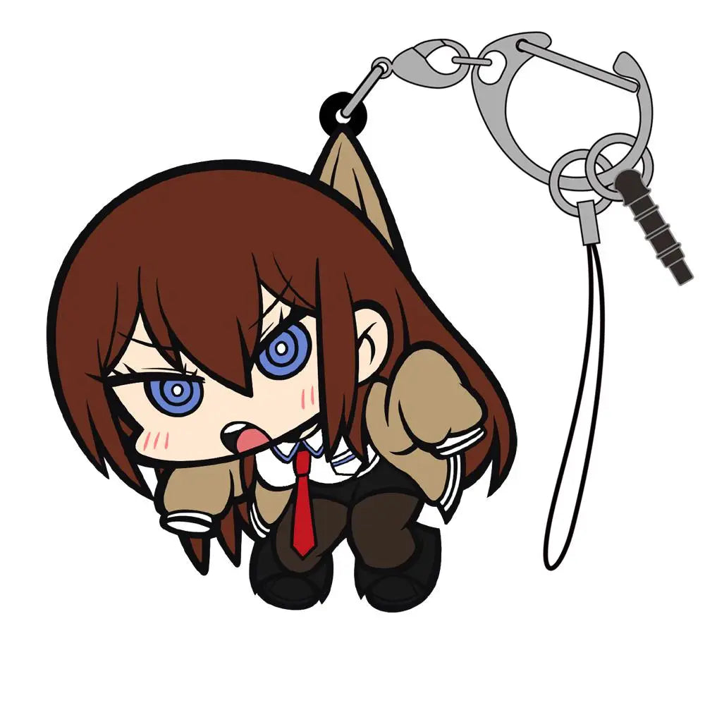 STEINS; GATE - MAKISE KURISU TSUMAMARE RUBBER KEYCHAIN