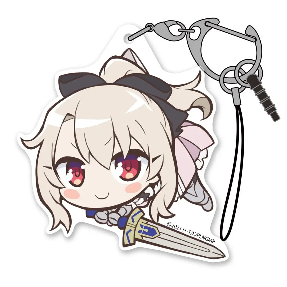 FATE/KALEID LINER PRISMA ILLYA - ILLYA MUGEN SUMMON (SABER LILY) TSUMAMARE ACRYLIC KEYCHAIN