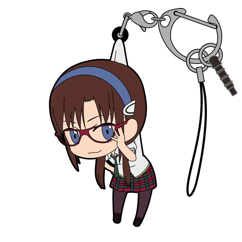 EVANGELION - MARI MAKINAMI ILLUSTRIOUS UNIFORM VER. TSUMAMARE RUBBER KEYCHAIN