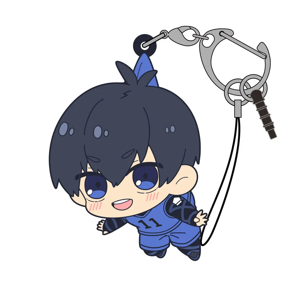 BLUE LOCK - YOISHI ISAGI TSUMAMARE RUBBER KEYCHAIN