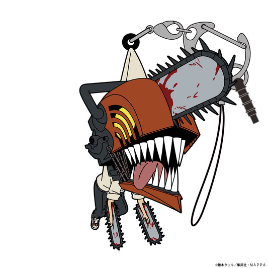 CHAINSAW MAN DENJI CHAINSAW MAN VERSION TSUMAMARE RUBBER COSPA KEYCHAIN