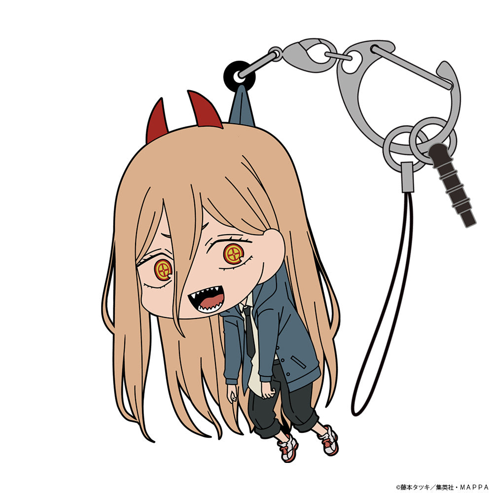 CHAINSAW MAN POWER TSUMAMARE RUBBER COSPA KEYCHAIN