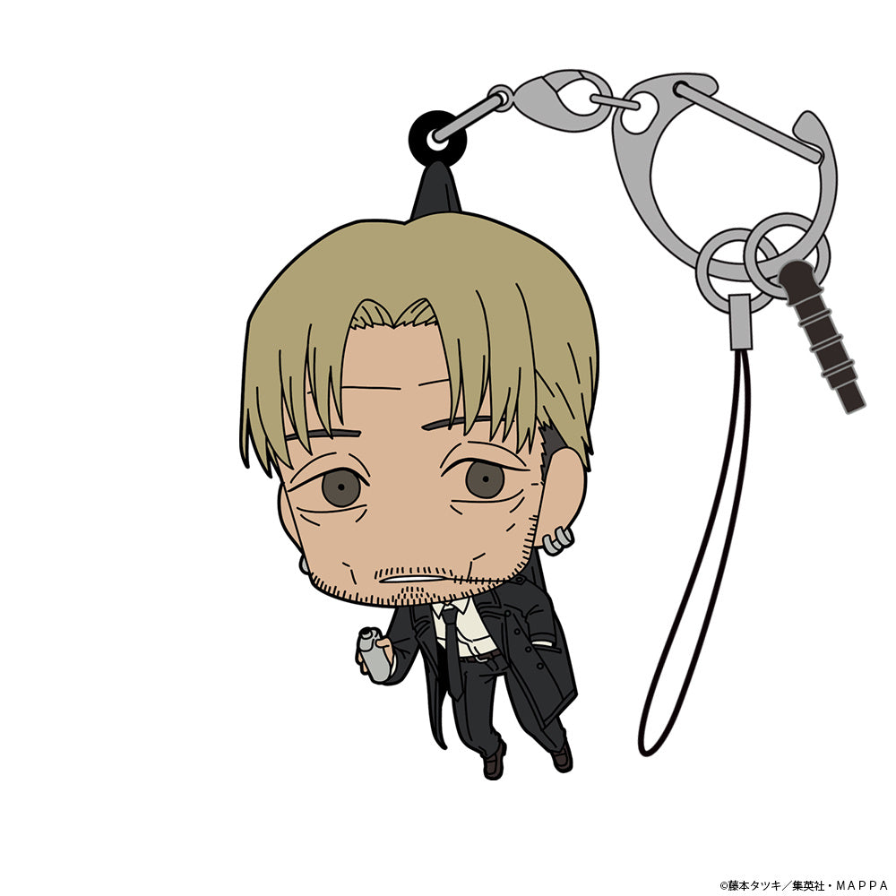 CHAINSAW MAN KISHIBE TSUMAMARE RUBBER COSPA KEYCHAIN