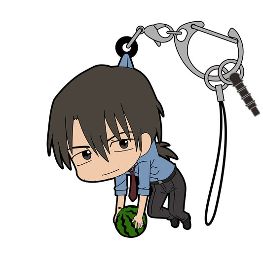 EVANGELION RYOJI KAJI TSUMAMARE RUBBER COSPA KEYCHAIN