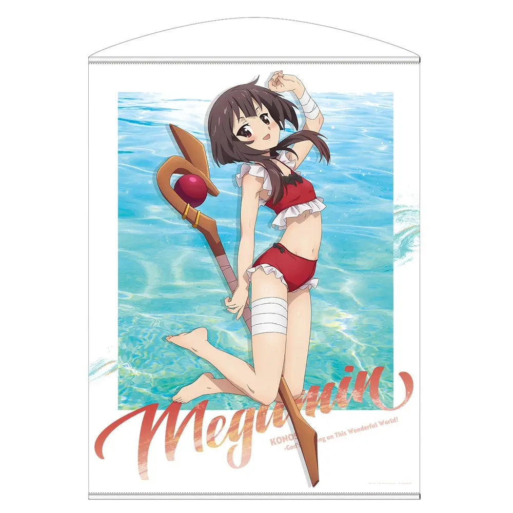 KONOSUBA! 3 - MEGUMIN (SWIMSUIT VER.) NEWLY ILLUSTRATED TAPESTRY/WALLSCROLL
