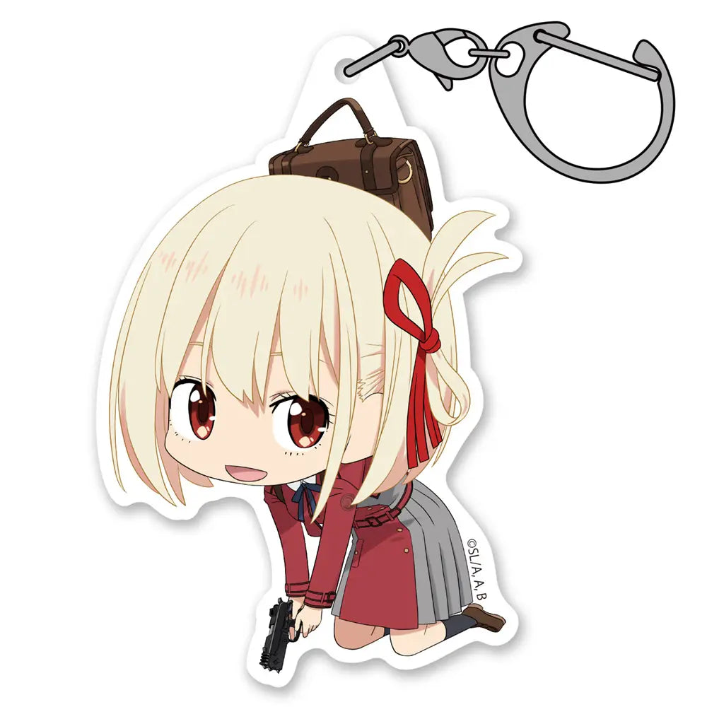 LYCORIS RECOIL - CHISATO NISHIKIGI LYCORIS VER. TSUMAMARE ACRYLIC KEYCHAIN