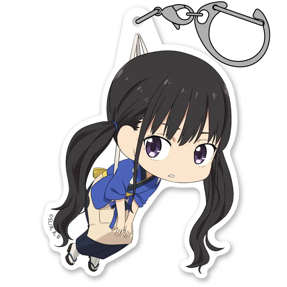 LYCORIS RECOIL - TAKINA INOUE CAFE RICORICO VER. TSUMAMARE ACRYLIC KEYCHAIN