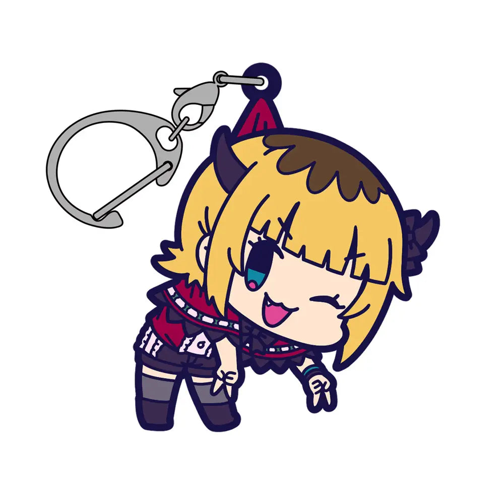 OSHI NO KO - MEMCHO (B-KOMACHI VER.) TSUMAMARE RUBBER KEYCHAIN