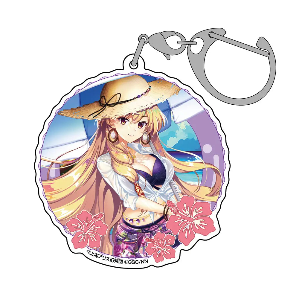 TOUHOU LOST WORLD - MURASAKI YAKUMO BOUNDARY OF SANDY BEACH AND SEA VER. ACRYLIC KEYCHAIN