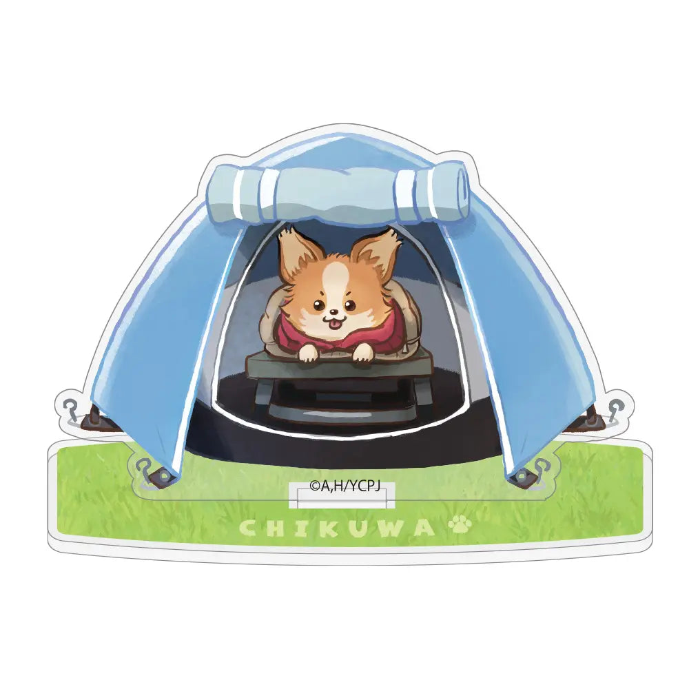 LAID-BACK CAMP/YURU CAMP - CHIKUWA IN TENT ACRYLIC STAND