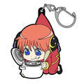 GINTAMA - KAGURA REFILL VER. TSUMAMARE RUBBER KEYCHAIN