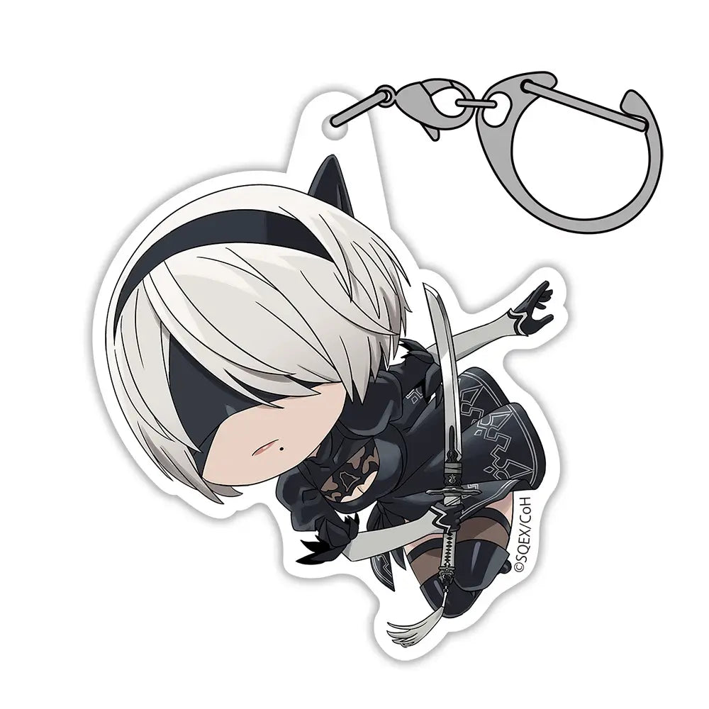 NIER: AUTOMATA VER1.1A - 2B TSUMAMARE ACRYLIC KEYCHAIN