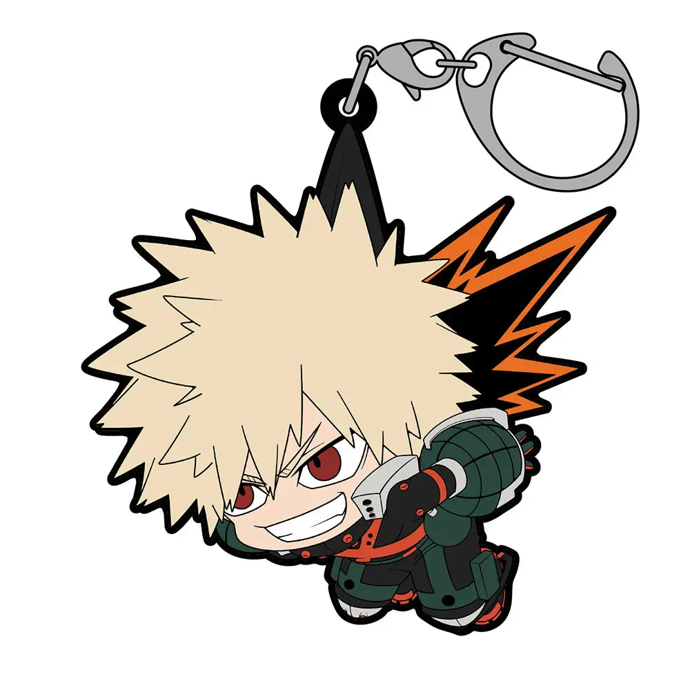 MY HERO ACADEMIA - KATSUKI BAKUGO TSUMAMARE RUBBER KEYCHAIN