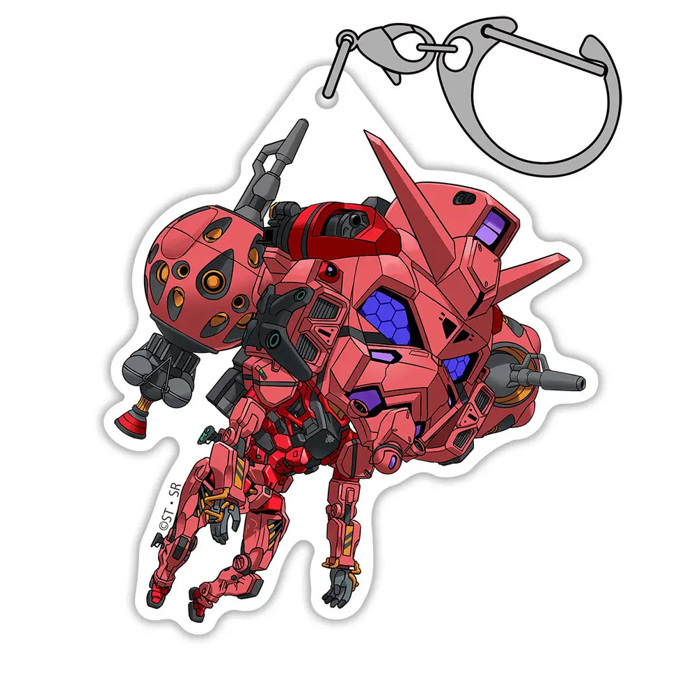GUNDAM GQUUUUUUX - RED GUNDAM TSUMAMARE ACRYLIC KEYCHAIN