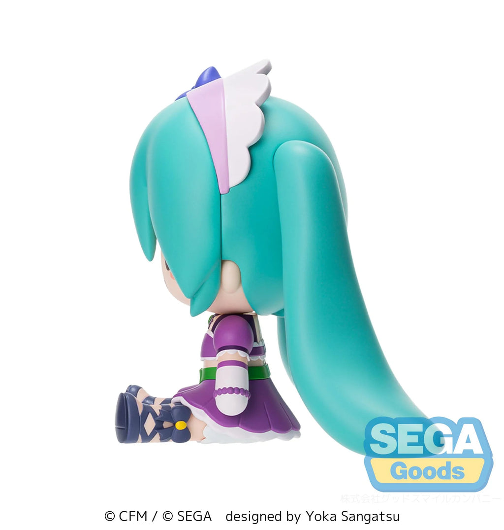 HATSUNE MIKU - HATSUNE MIKU X LOVE AND BERRY DRESS UP AND DANCE! FUWA PETIT CHIBI "SPARKLY PURPLE" FIGURE